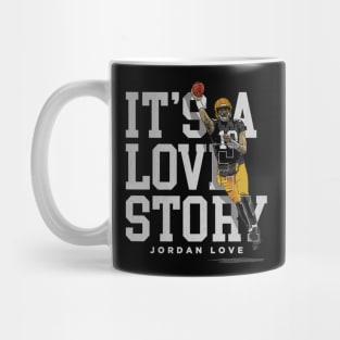 Jordan Love Green Bay Love Story Mug